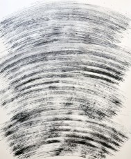 balayage 2, marqueur sur papier, 120 x100 cm