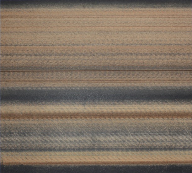 abrasif usagé marouflé sur dibond, 114 x 125 cm