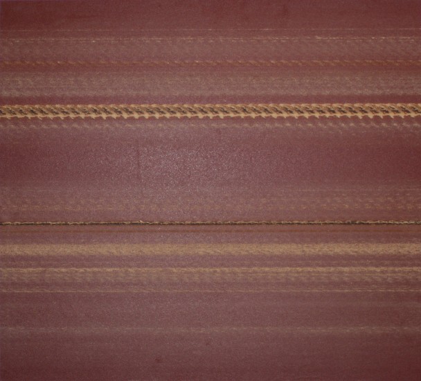 abrasif usagé marouflé sur dibond, 114 x 125 cm